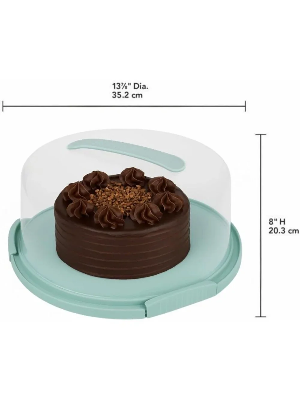 Extra Large Cake Carrier for 12-Inch 3-Layer Cakes - Durable & Portable Storage